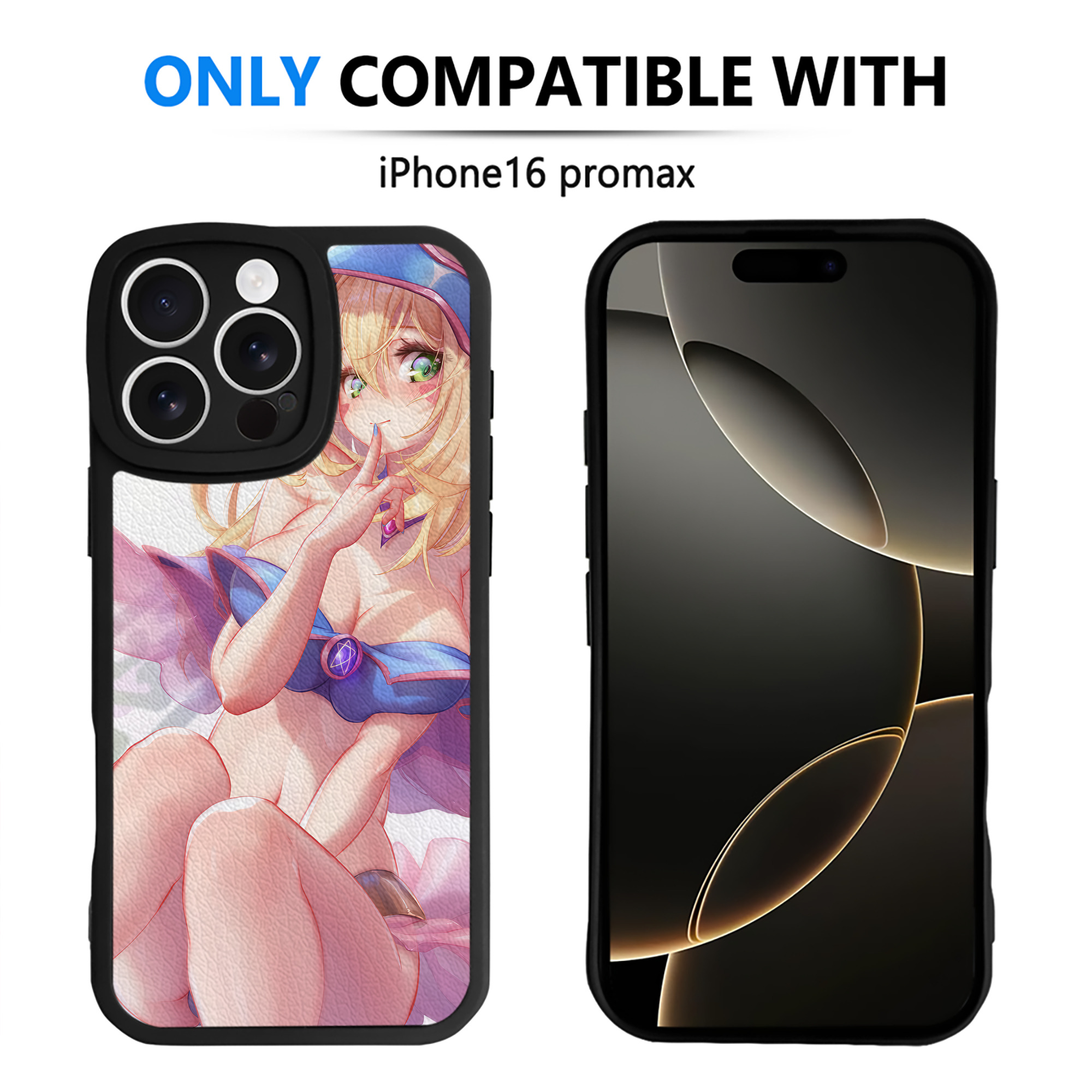 （画像用） 遊☆戯☆王 Yu-Gi-Oh! 【iPhone 16シリーズ対応】シリコンスマホケース（レザー調） 材質：シリコン